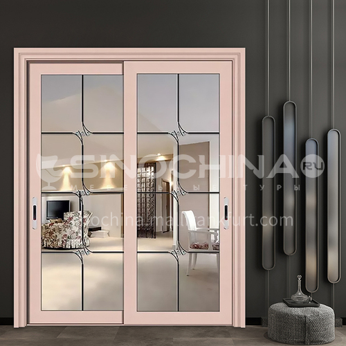 1.2mm modern style glass sliding door aluminum alloy sliding door kitchen balcony door